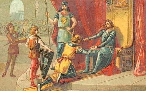 Crmonie de l'investiture et de l'hommage